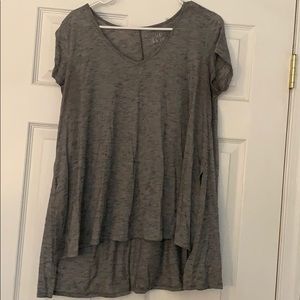 Decree Grey Short Sleeve High Low T-Shirt